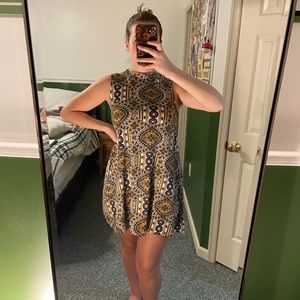 Paisley shift dress